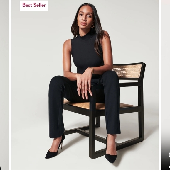 SPANX The Perfect Pant, slim straight size petite small - Picture 4 of 9